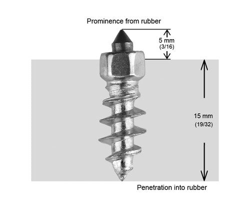 IGRIP 11MM STANDARD SCREW STUDS QTY 100 - ST-18150R