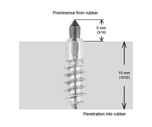 IGRIP 11MM STANDARD SCREW STUDS QTY 100 - ST-20200R