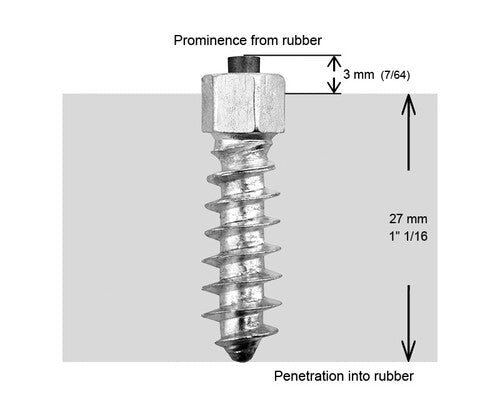 IGRIP 11MM STANDARD SCREW STUDS QTY 100 - ST-30200