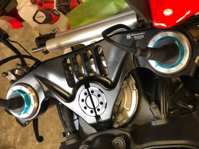 Bonamici Triple Tree Clamp Ducati Panigale V4 S/R (Red) (-2024)