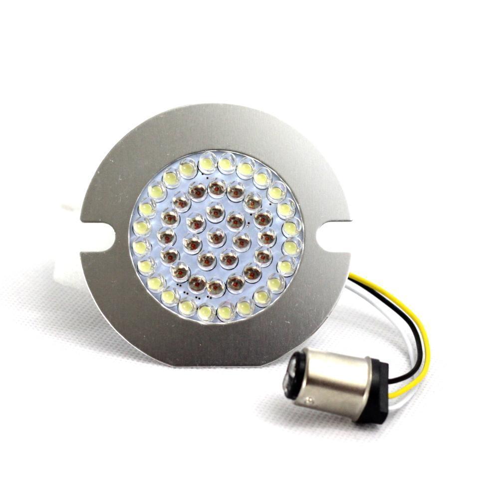 Eagle Lights 3 1/4" Front and Rear LED Turn Signal Kit for Harley-Davidson® Motorcycles - Generation I / Red Rear Turn Signals