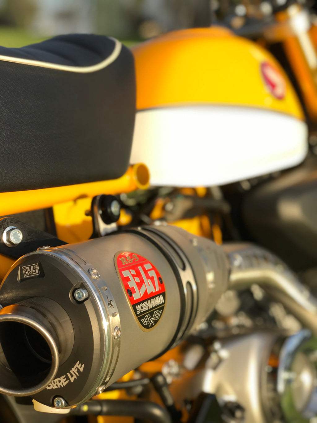 Yoshimura Monkey 19-26 Race RS-3 Stainless Full Exhaust, w/ Stainless Muffler