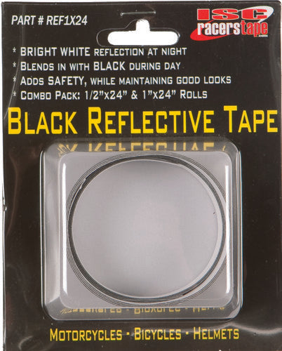 ISC Black Reflective Tape - REF1X24