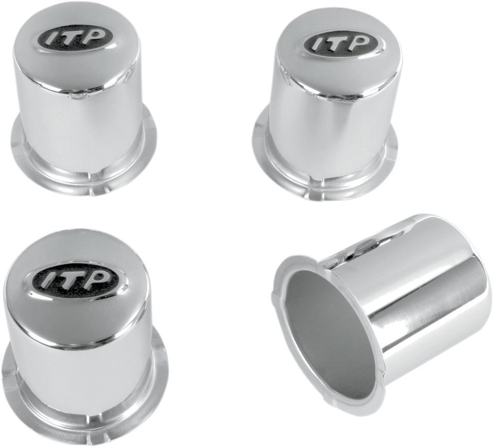 ITP Replacement C-Series Type 6 Wheel Center Cap - Center Cap / Replacement/Wheel / C-Series Type 6 / 4/4 / Chrome / 4 Pack SM1300BX
