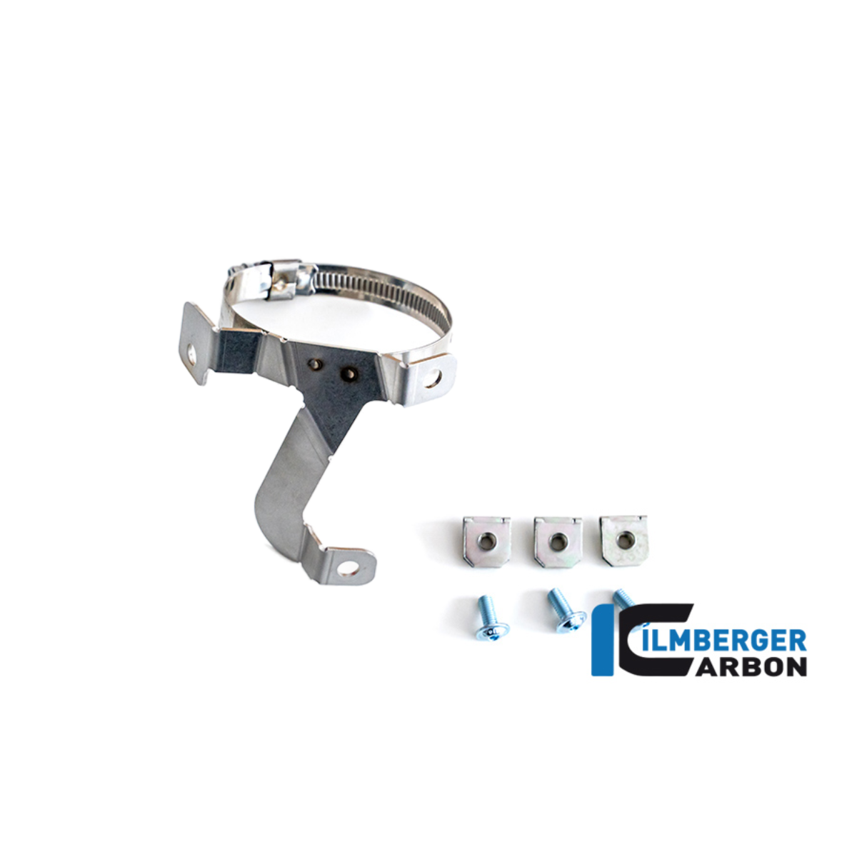 Ilmberger Carbon Exhaust Heat Shield Mounting Bracket - BMW S1000RR / S1000R 2020-2026