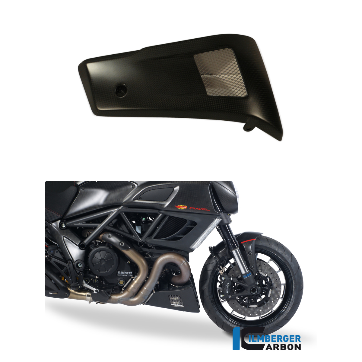 Ilmberger Carbon Fiber Bellypan - Ducati Diavel 2011-2014