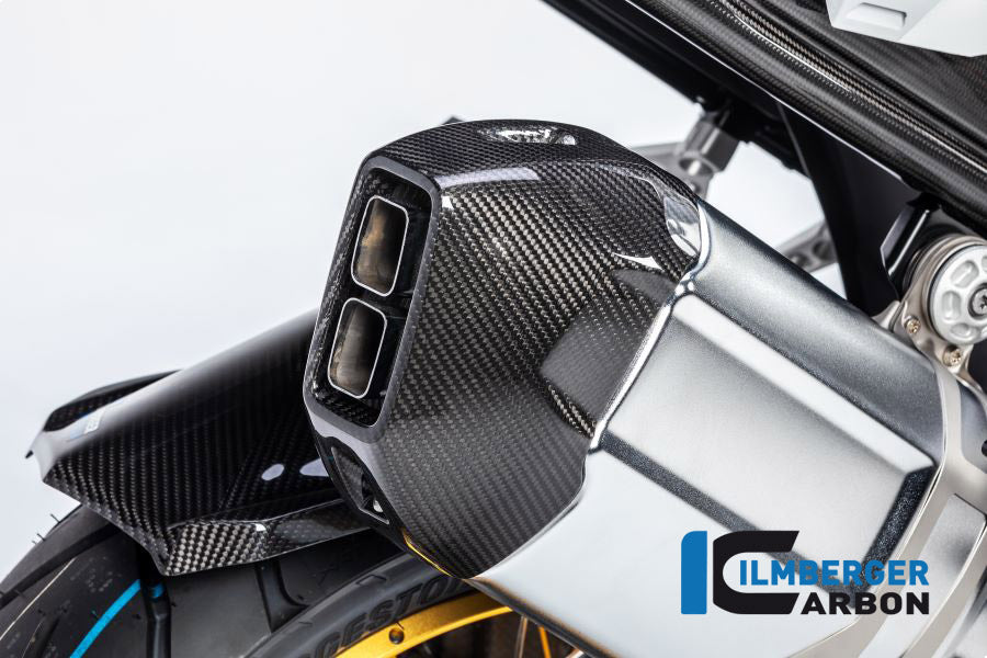 Ilmberger Carbon Fiber Exhaust End Cap - BMW R1250GS / R1250GS Adventure 2019-2020