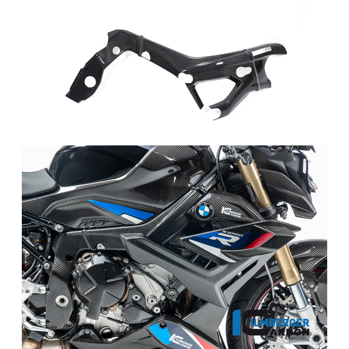 Ilmberger Carbon Fiber Frame Cover - BMW M1000R / S1000R 2021-2026