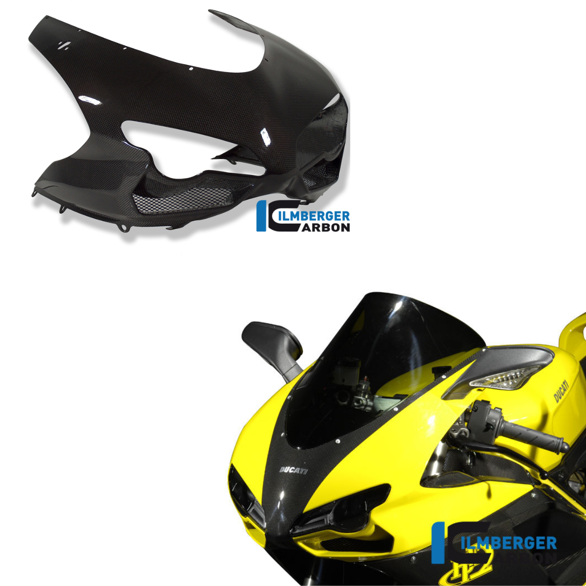 Ilmberger Carbon Fiber Front Nose Fairing - Ducati 848 / 848 EVO 2007-2014