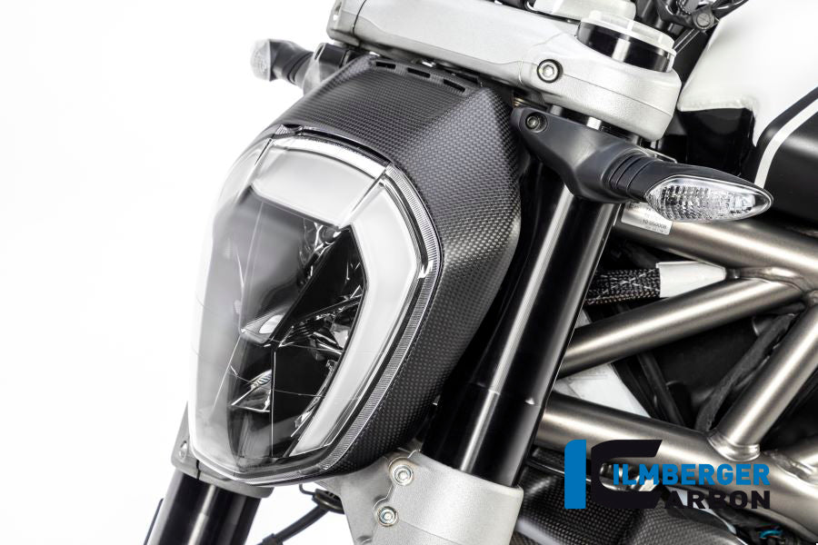Ilmberger Carbon Fiber Headlight Outer Ring - Ducati XDiavel / XDiavel S 2016-2023