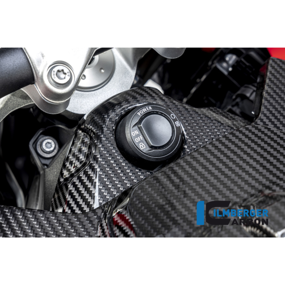 Ilmberger Carbon Fiber Ignition Switch Cover - BMW S1000XR / M1000XR 2020-2026