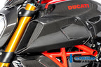 Ilmberger Carbon Fiber LEFT Air Intake Cover - Ducati Diavel 1260 / Diavel 1260 S 2019-2022