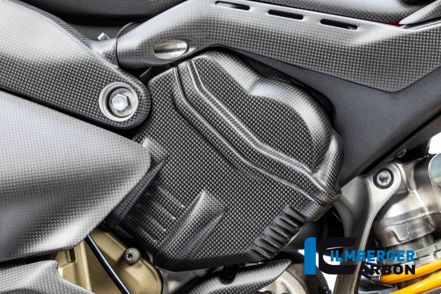 Ilmberger Carbon Fiber Left Side Cylinder Head Cover - Ducati Panigale V4 / Panigale V4 S 2018-2024