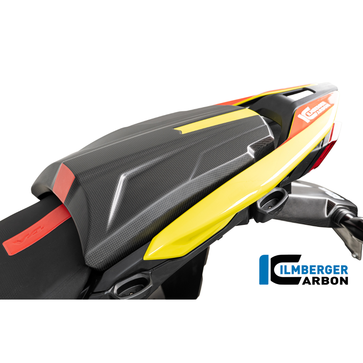 Ilmberger Carbon Fiber Passenger Seat Cover - Ducati Multistrada V4 / Multistrada V4 S 2021-2026
