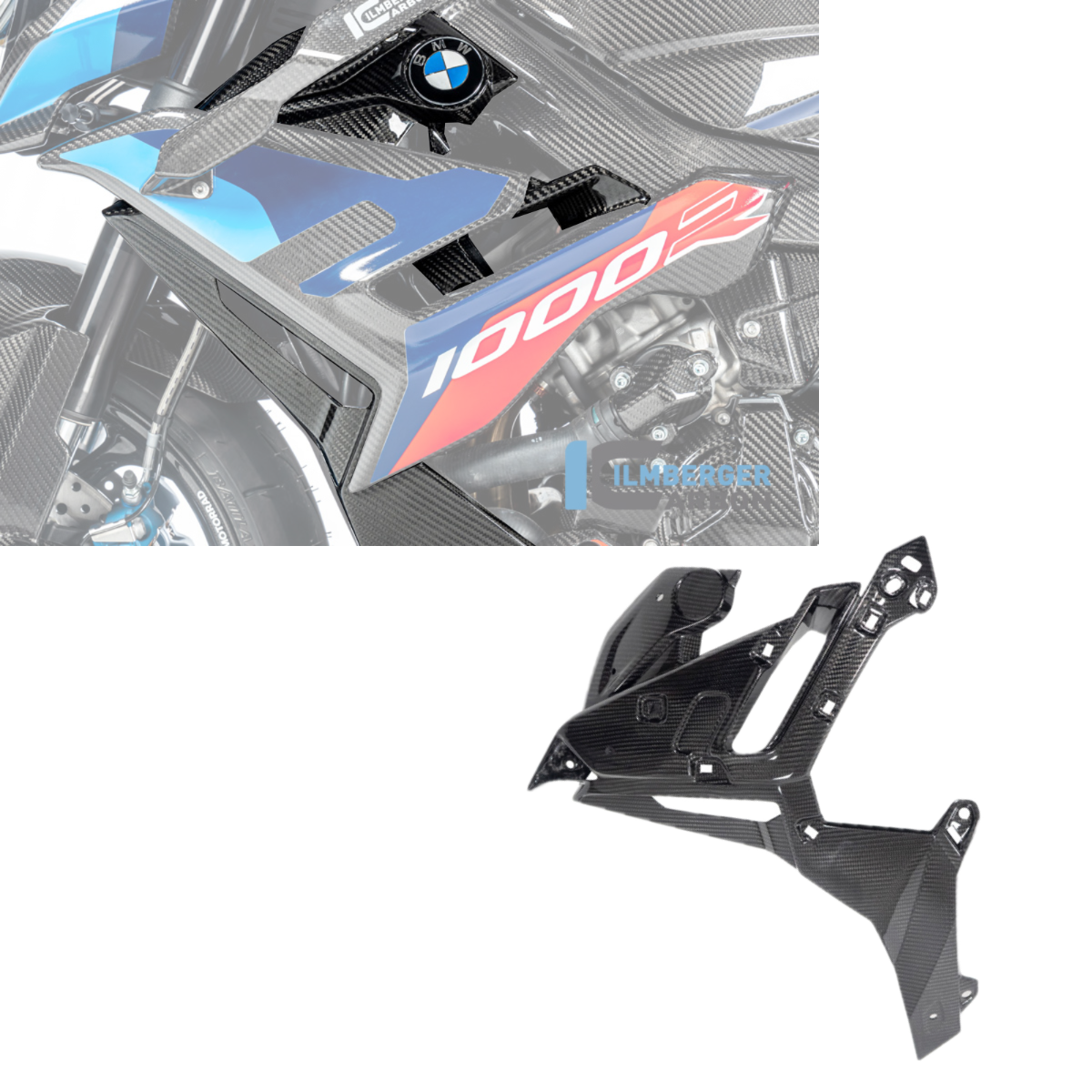 Ilmberger Carbon Fiber Radiator Cover - BMW M1000R / S1000R 2023-2026