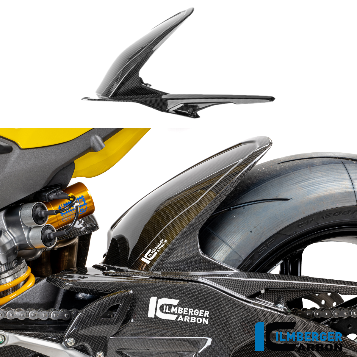 Ilmberger Carbon Fiber Rear Fender - Ducati Panigale V4 / Panigale V4 S 2025-2026