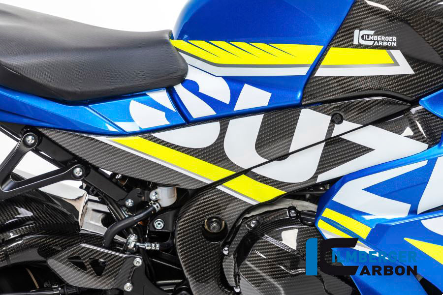 Ilmberger Carbon Fiber Right Side Lower Tank Cover - Suzuki GSX-R1000 / GSX-R1000R 2017-2025