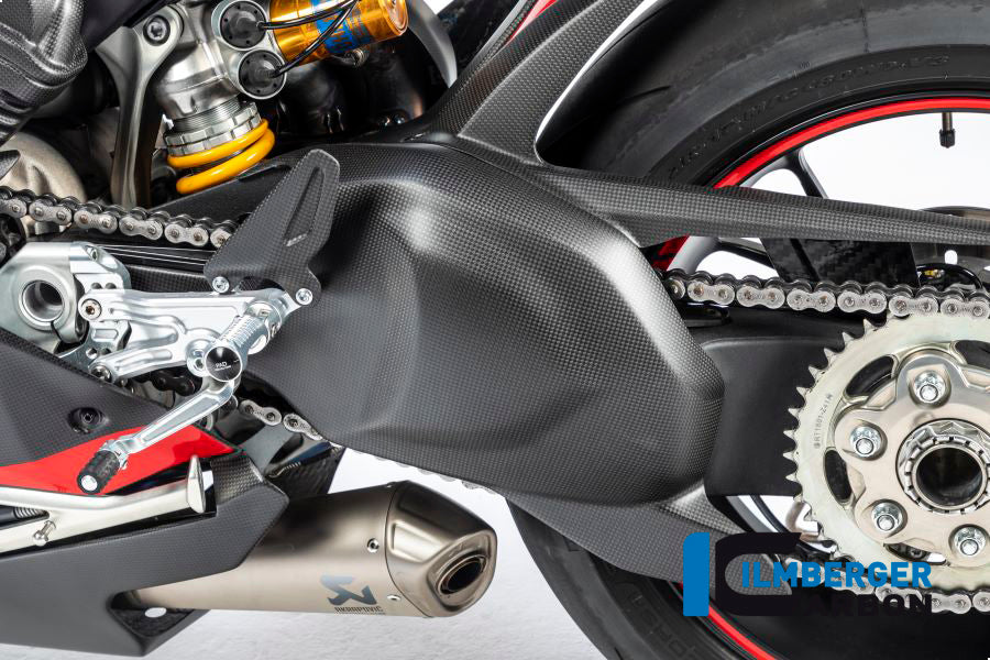 Ilmberger Carbon Fiber Swingarm Cover - Ducati Panigale V4 / Panigale V4 R 2018-2021
