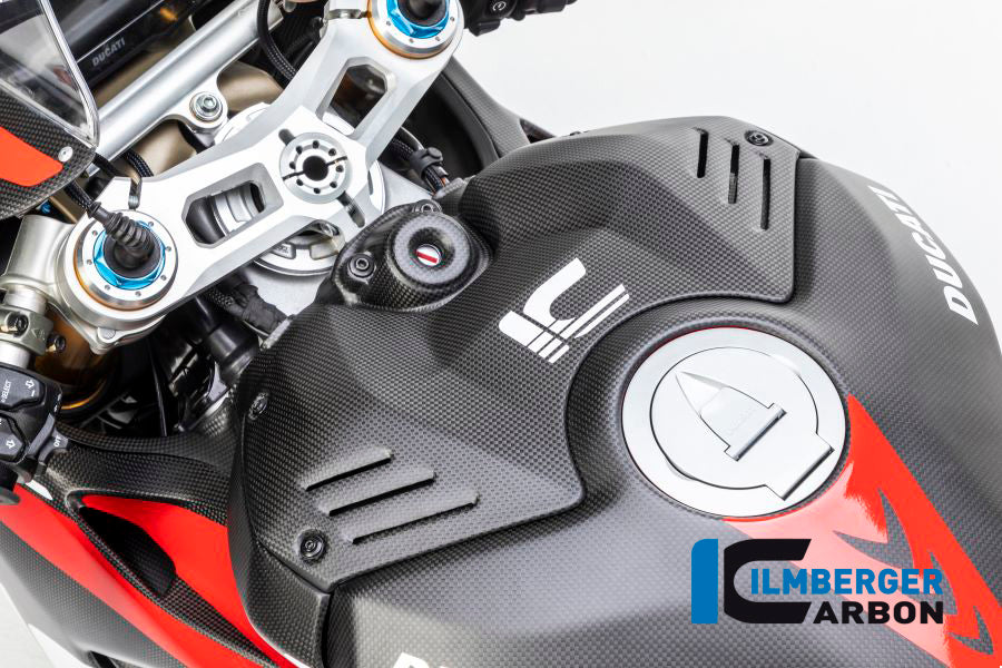 Ilmberger Carbon Fiber Upper Tank Cover - Ducati Panigale V4 / Panigale V4 R 2018-2021