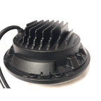 Eagle Lights 7" Round LED Projection Headlight Generation III- Black - Halo Ring - Jeep Wrangler