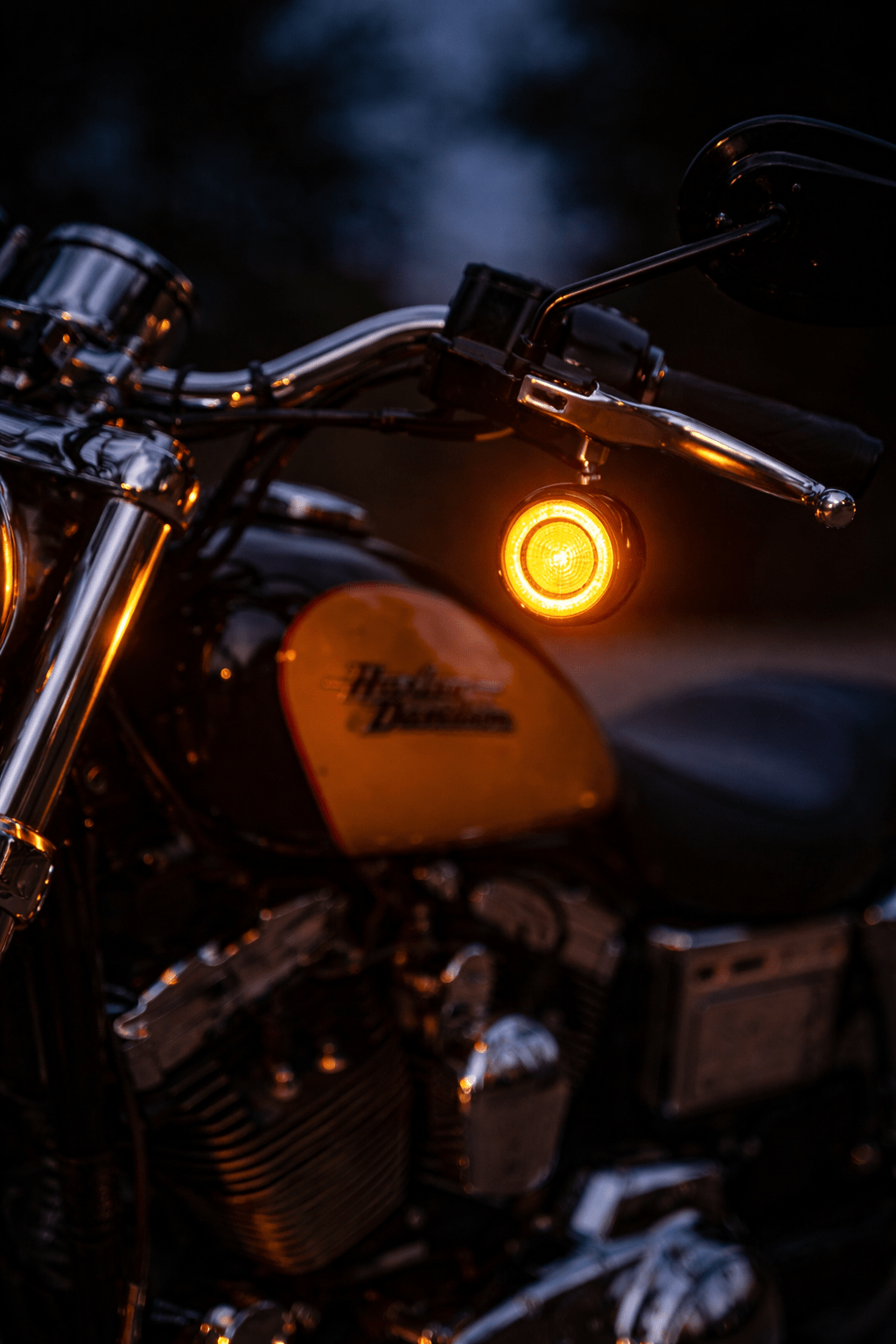Eagle Lights HALOS 2" Front LED Turn Signals for Harley-Davidson® Motorcycles