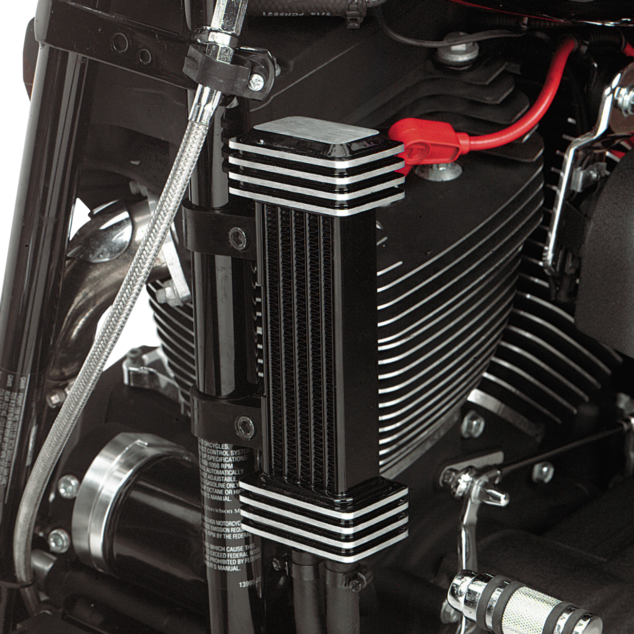 JAGG OIL COOLERS Vertical Frame-Mount Oil Cooler Kit