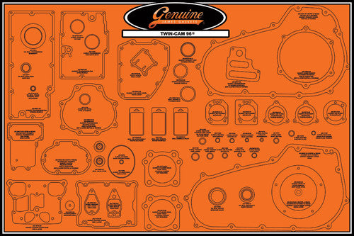 JAMES GASKETS Gasket Display Board - 99000-TC96