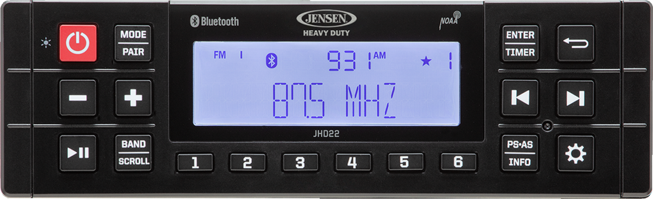 JENSEN Heavy Duty Bluetooth Stereo - 4401-0277