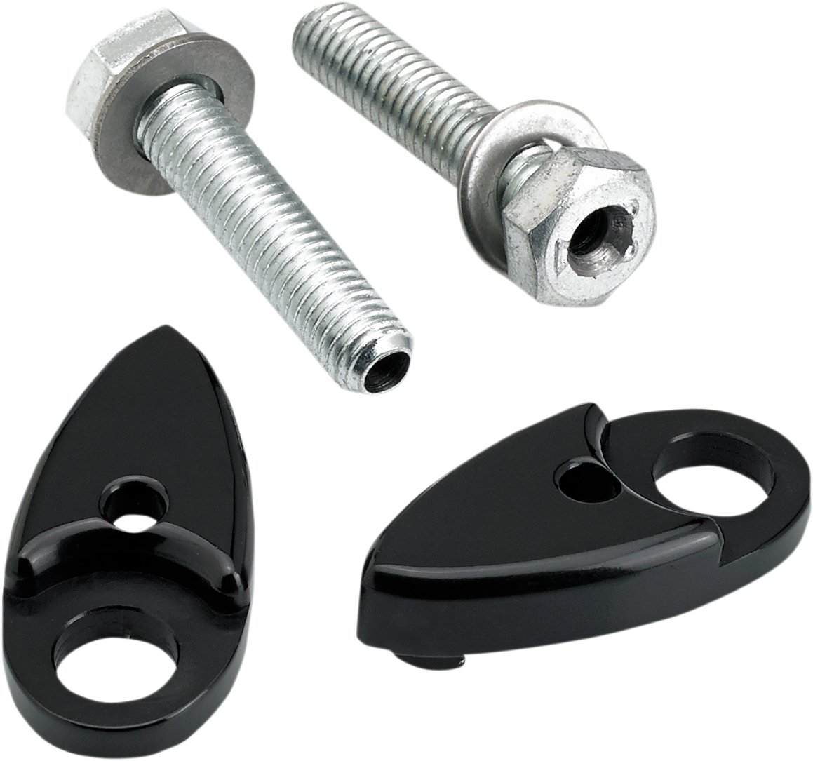 JOKER MACHINE Adapter Plates for Side Rail-Mounted Lights - Adapter Plates / Black / Dyna 2040-1274