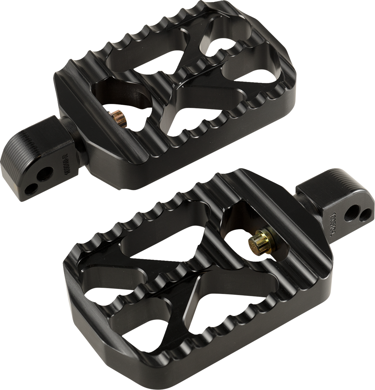 JOKER MACHINE Bear Claw Foot Pegs - Black / Harley-Davidson 1620-2645