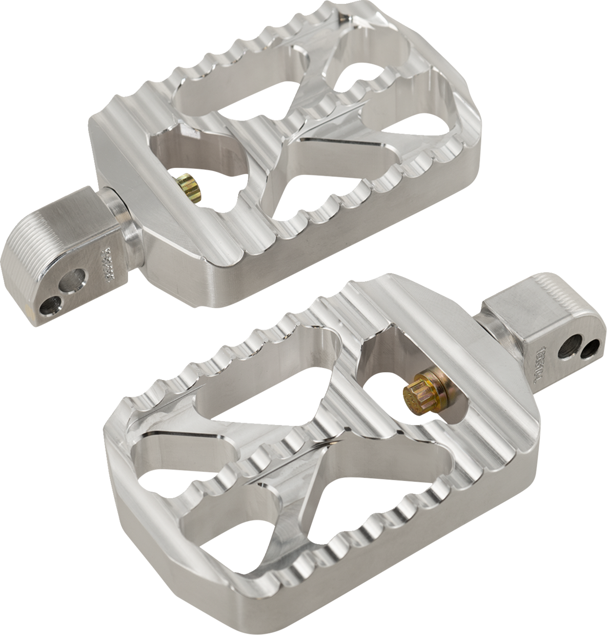 JOKER MACHINE Bear Claw Foot Pegs - Silver / Harley-Davidson 1620-2644