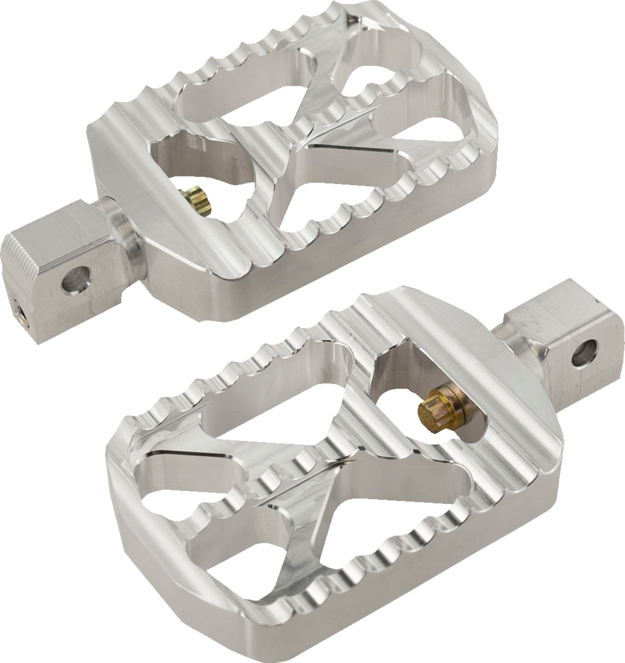 JOKER MACHINE Bear Claw Foot Pegs - Silver / Indian 1620-2646