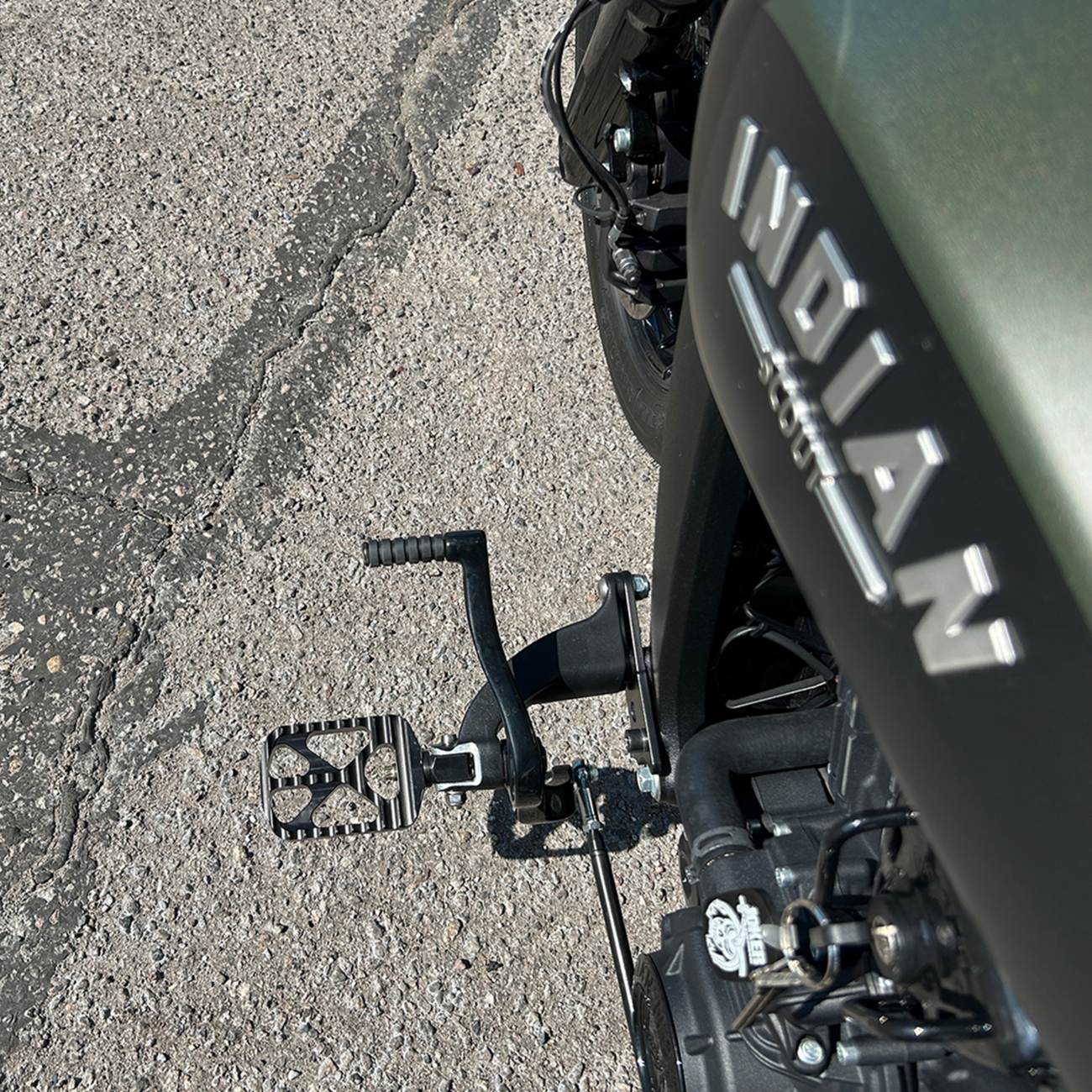 JOKER MACHINE Forward Control Kit - Forward Control Extension Kit / Black / Indian 1622-0575