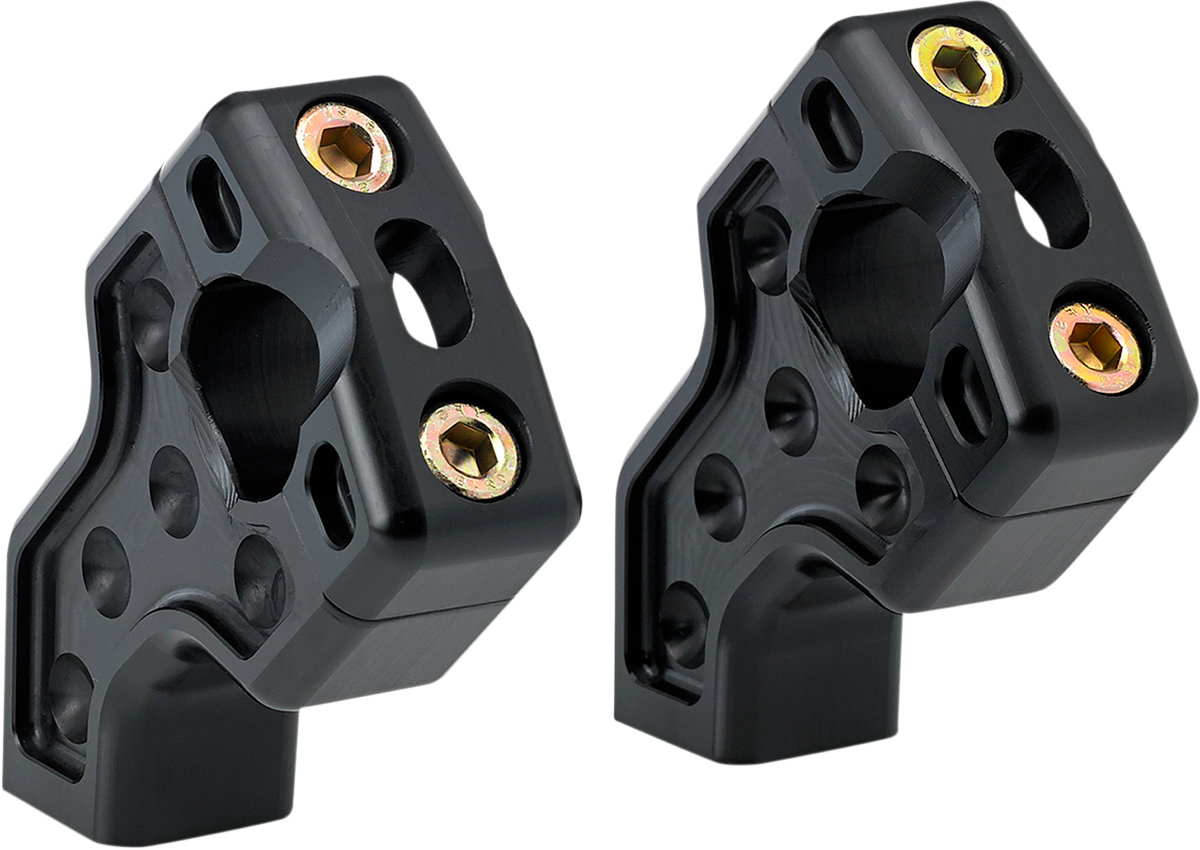 JOKER MACHINE Pullback Handlebar Risers - Black 0602-0721