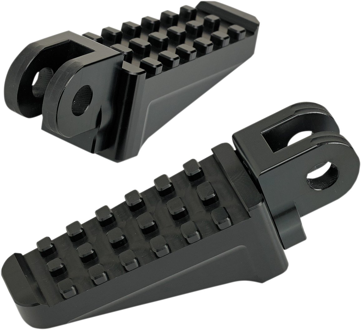 JOKER MACHINE Road Racing-Style Foot Pegs - Road Racing Foot Peg / Black 1620-1745
