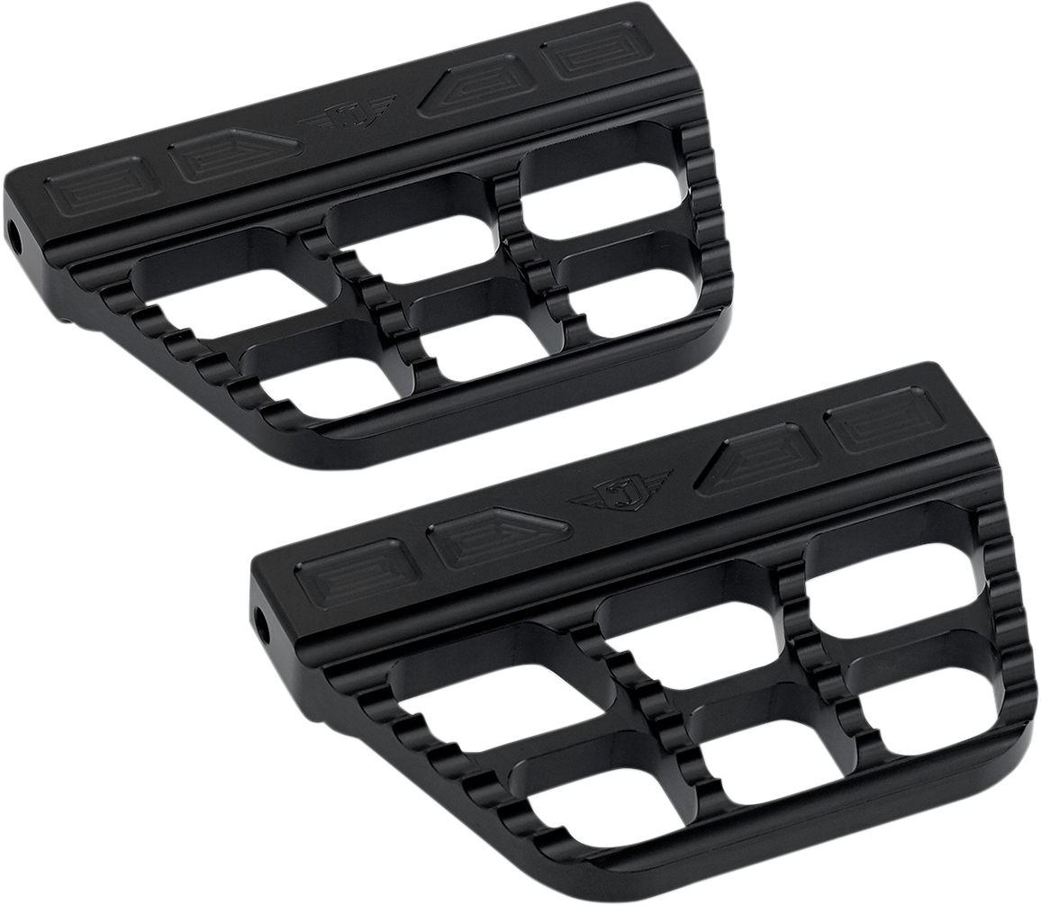 JOKER MACHINE Serrated Passenger Floorboards - Serrated Passenger Floorboard / Black 1621-0808
