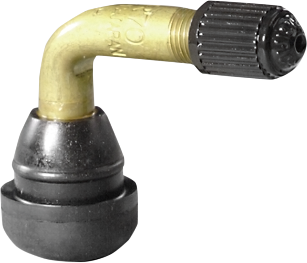 K&L SUPPLY 90° Angle Valve Stem - Valve Stem / Angled / 90° Bend / Gold 0360-0040