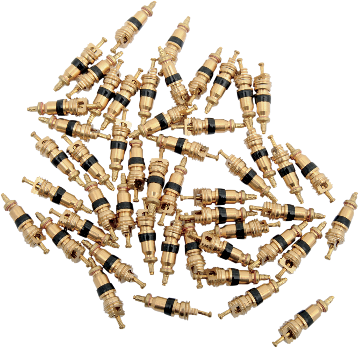 K&L SUPPLY Valve Core - Straight / Gold / 50 Pack 0360-0028