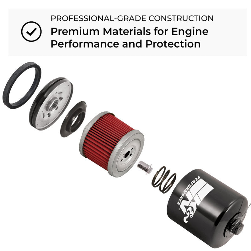 K&N Engineering K&N Kawasaki 2.156in OD x 2.219in H Oil Filter - KN-123