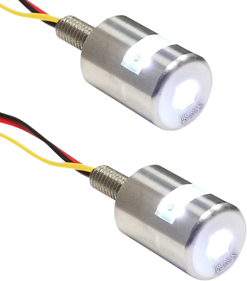 K&S TECHNOLOGIES 3-Beam Bolt Lights - Three-Beam License Plate Bolt Lights / White 2030-1478