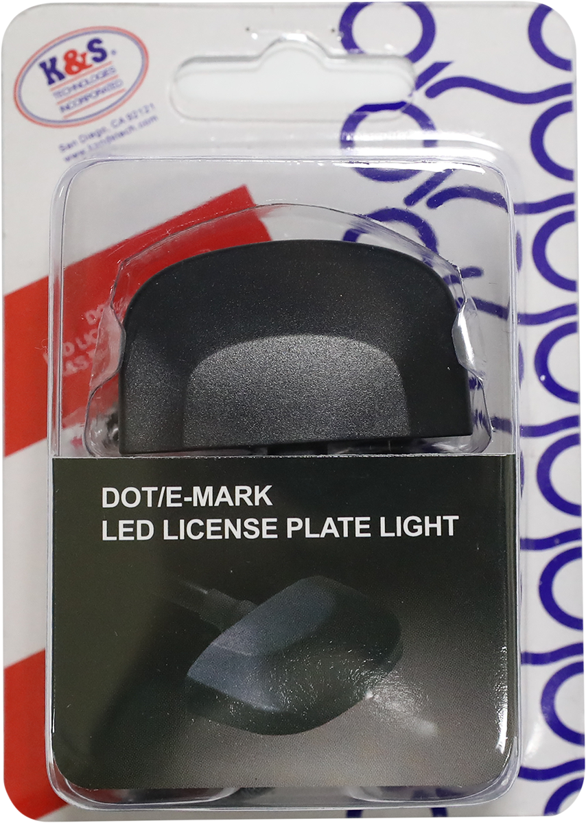 K&S TECHNOLOGIES LED License Plate Light - License Plate Light / LED 2030-1966