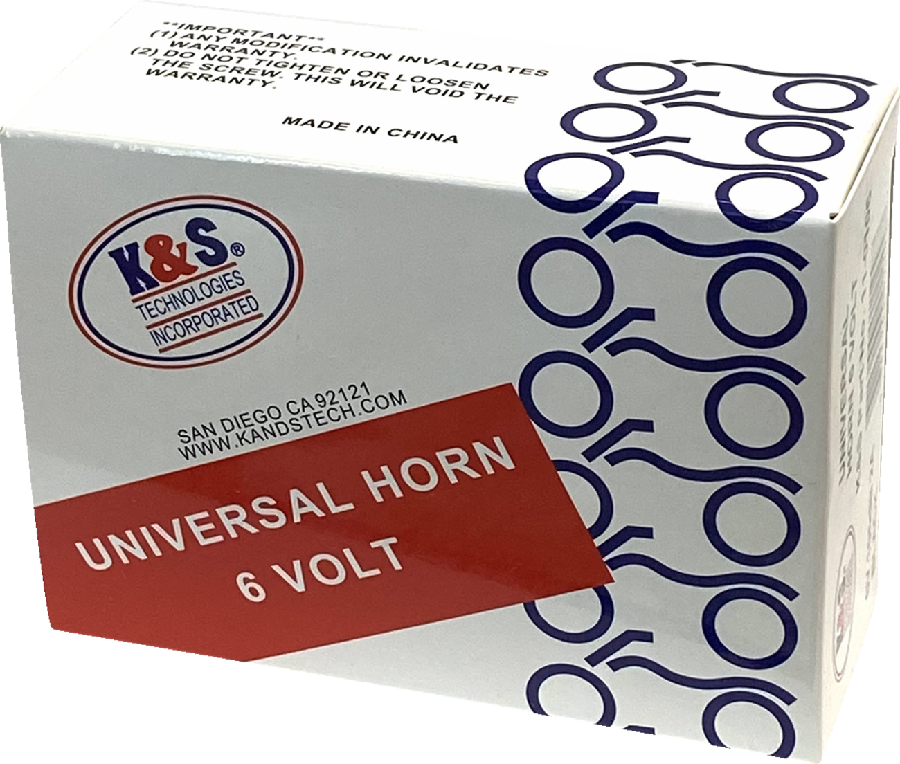 K&S TECHNOLOGIES Universal Horn - Horn / Universal / Black 2107-0319