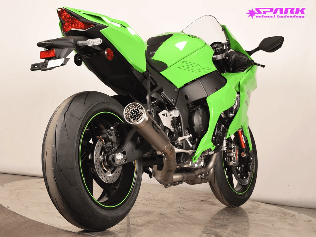 Spark Kawasaki Ninja ZX-10R "Grid-O" Titanium Semi-Full Exhaust System (2021-2026)