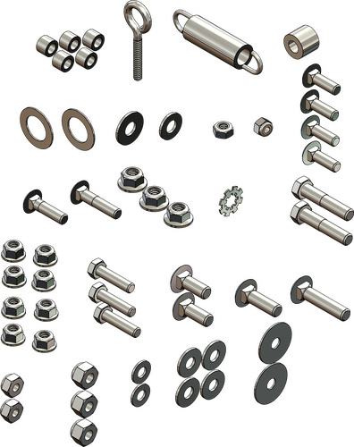 KFI Manual Lift Kit Replacement Hardware Kit - HK-101