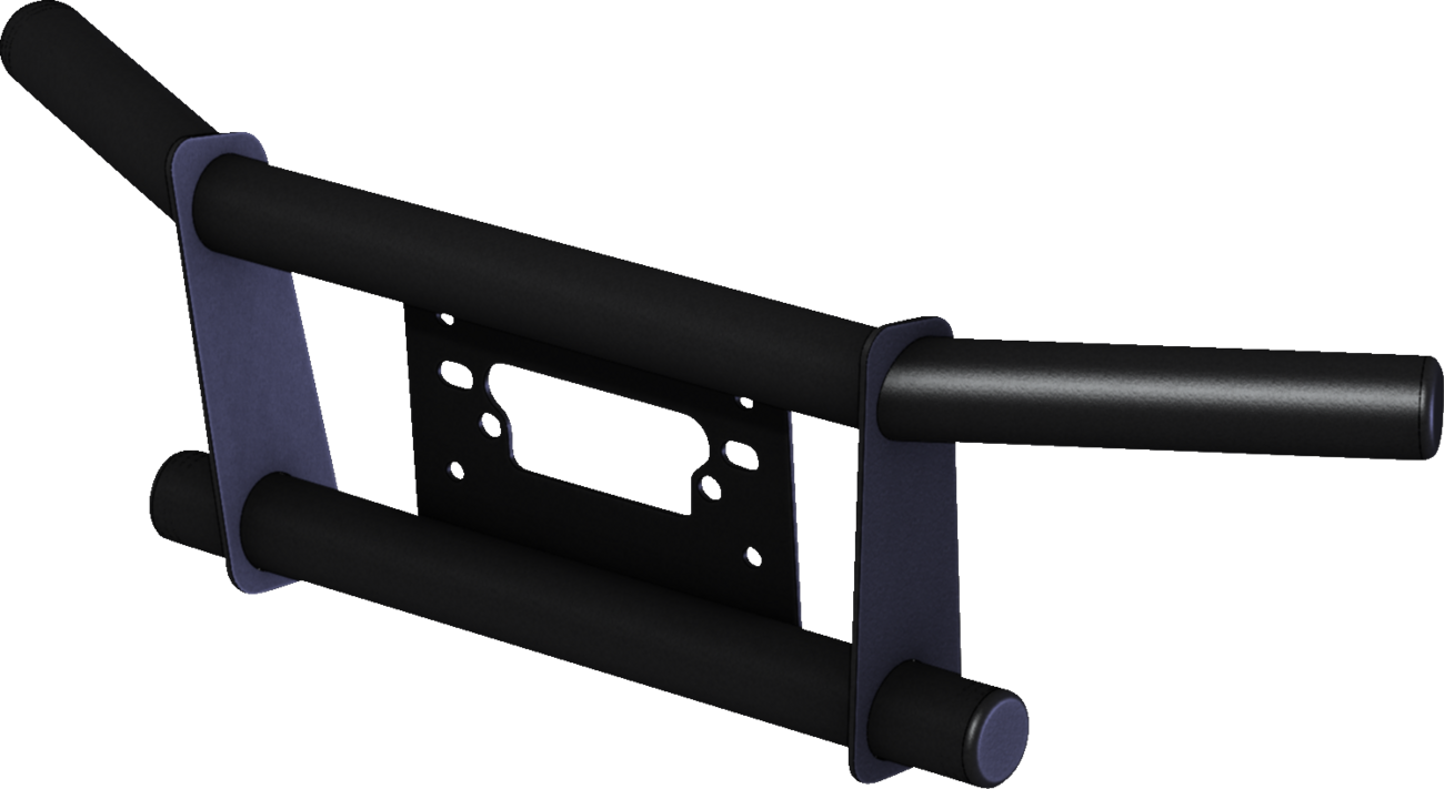 KFI PRODUCTS Fairlead Modular Bumper - Front Bumper / Black / Arctic Cat | Yamaha / Wildcat | YXZ 0530-1647