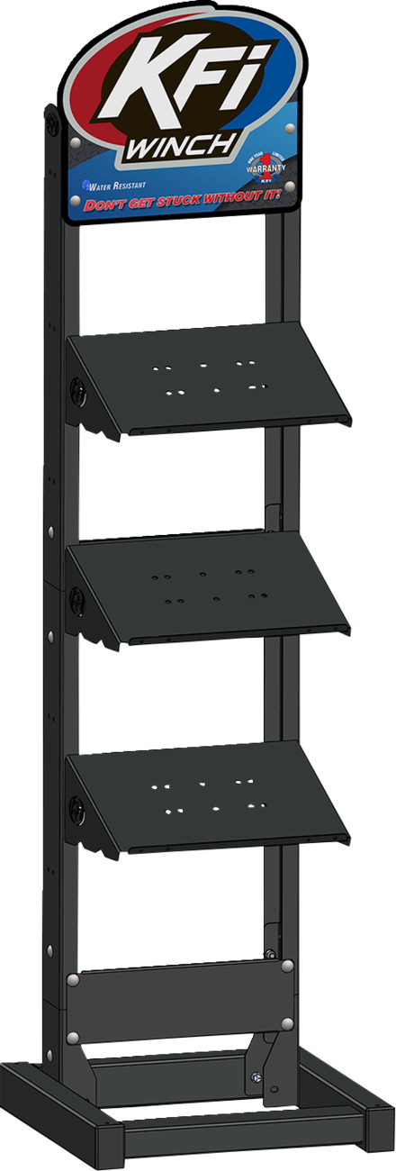 KFI PRODUCTS Product Display - Freestanding Display / Holds 5 Winches 9903-0751