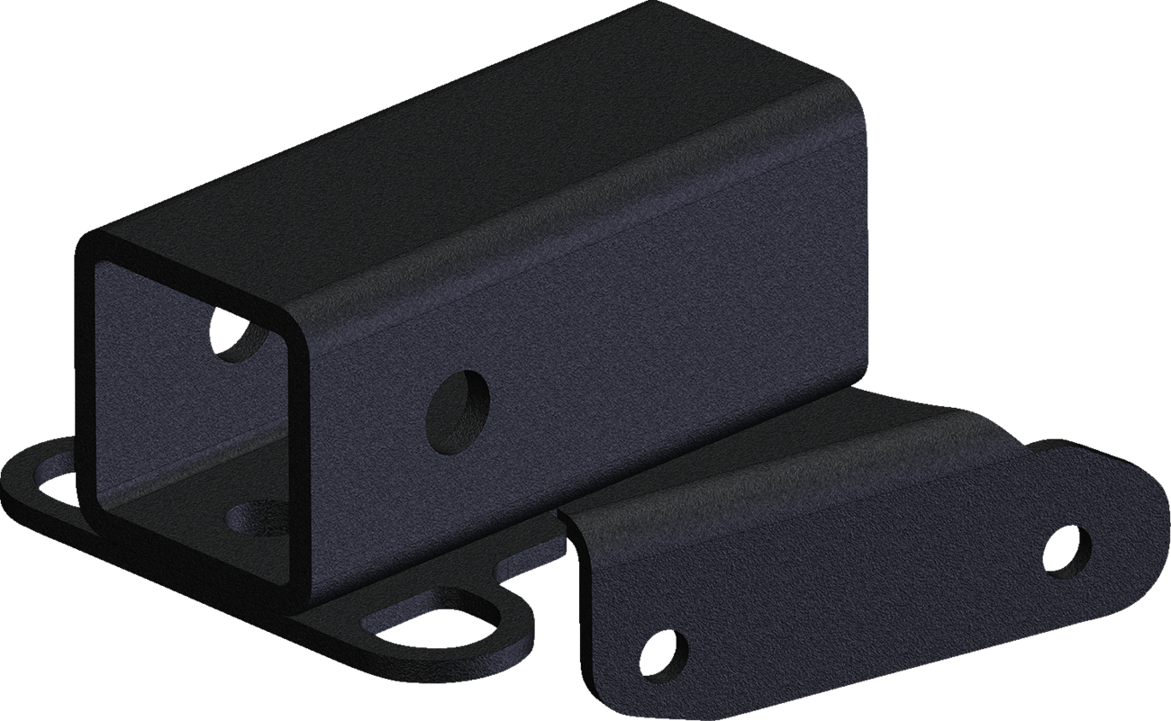 KFI PRODUCTS Receiver Hitch Adapter - Hitch / Receiver Adapter / 2" / Can-Am 4504-0238