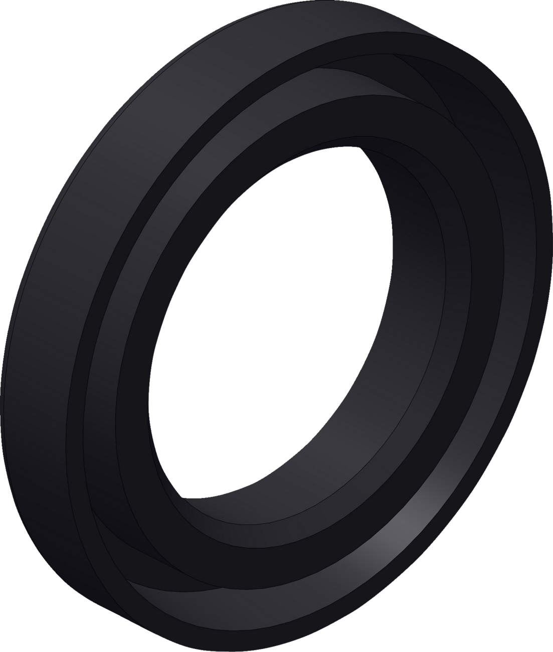 KFI PRODUCTS Shaft Seal - Replacement Shaft Seal / Tiger Tail / Black 4505-1062