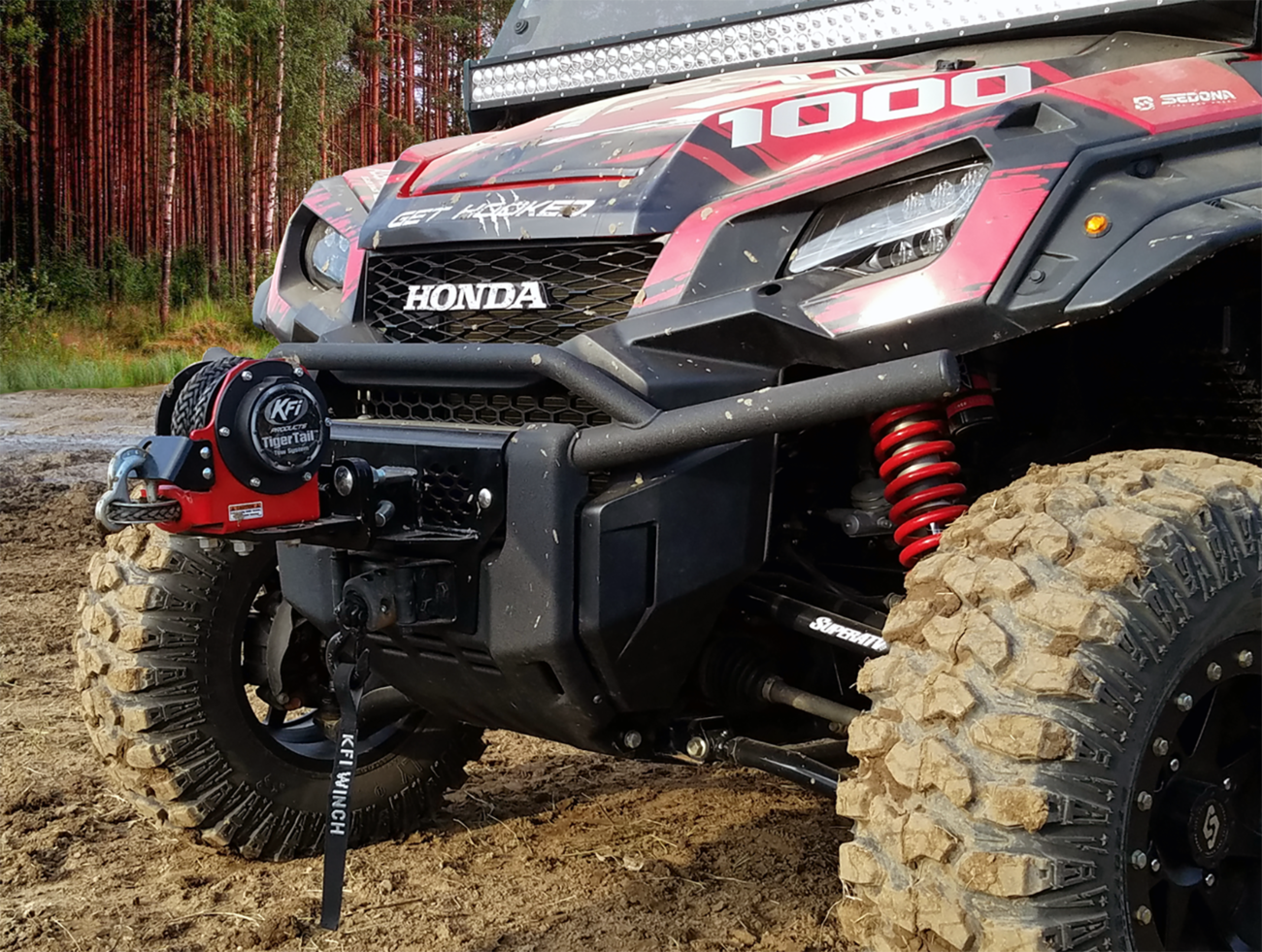 KFI PRODUCTS Tiger Tail™ Retractable Tow Rope - Tiger Tail Retractable Tow Rope / 12' / UTV/ATV 4505-1057