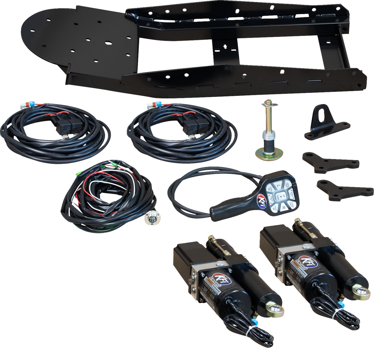 KFI PRODUCTS V-Plow Actuator Tube Kit - V-Plow Actuator Tube Kit with Remote 4501-1261